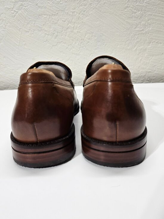 Cole Haan- Size 9M Men\'s Øriginal Grand Brown Leather Penny Loafers main image 11